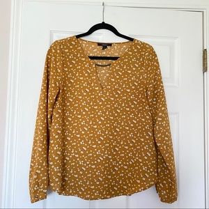 Mustard Flower Blouse